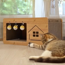 2-In-1 Cat House Cat Cardboard
