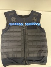 Police molle body armour - ex,