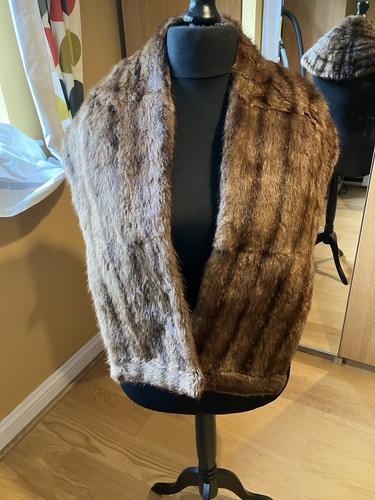 Vintage fur stole real - vintage,