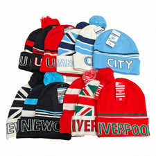 Mens Football Beanie Adult City United Newcastle Liverpool Warm Winter  Hat