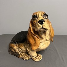 VTG Large Bassett Hound Statue