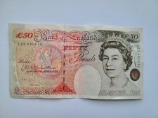 Old Fifty £50 Pound Note 