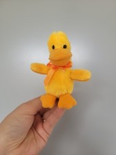 Ark Toys - Yellow Easter Chick Chicken Duck - Mini Soft Plush Toy 4"
