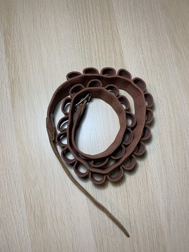 Brown leather and - brown, 12g