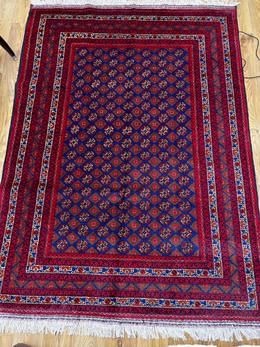 Beautiful afghan hand knotted - afghan,