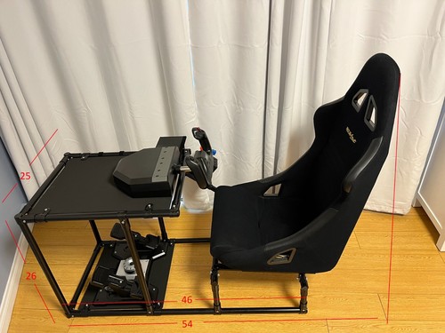 Flight simulator home cockpit - simulator,