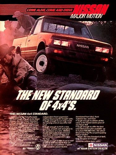 1985 nissan 4x4 pickup - 4x4,