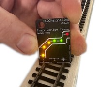 BLOCKsignalling TKM2 DC & DCC Track Voltage Tester (N,HO, OO, S, TT)  SIX LEVELS