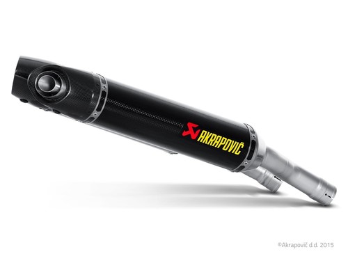Akrapovic carbon fibre - slip, on