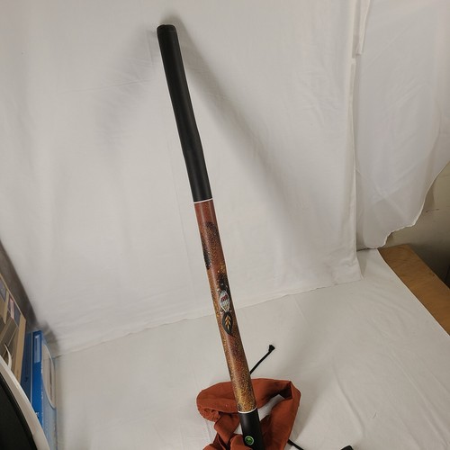 Wooden didgeridoo 5in - wooden,