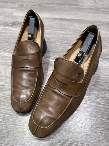 Tods men leather loafers - men's,