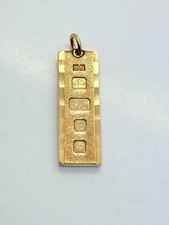 9ct Yellow Solid Gold Ingot