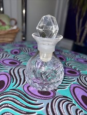 Vintage lead Crystal Perfume