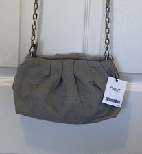 Small Next Grey faux leather