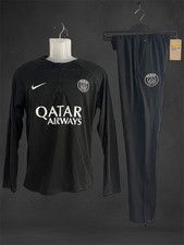 PSG Tracksuit Black White Set