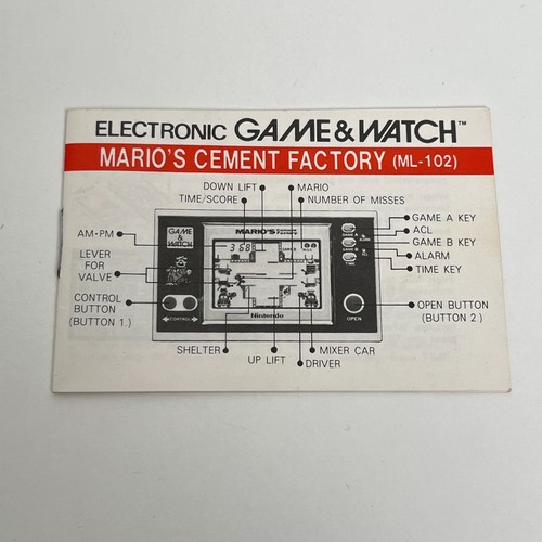 1983 nintendo game watch - 1983,