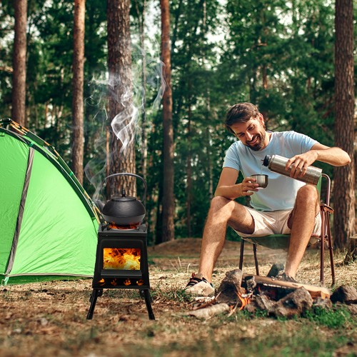Outdoor wood burning tent - outdoor,