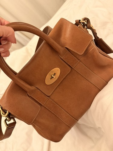 Mulberry bayswater tan - mulberry, leather