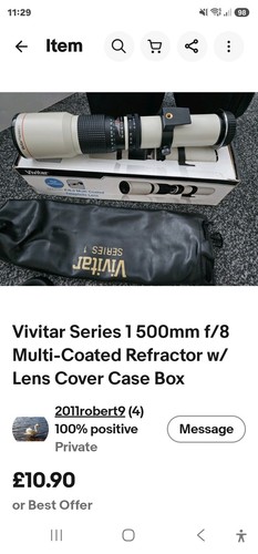 Vivitar series 500mm 8 - series, 1