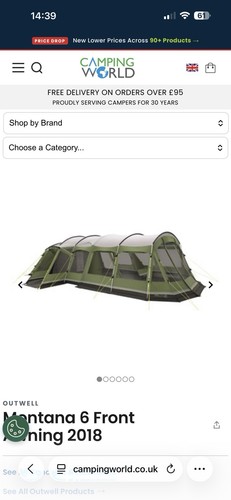 Outwell montana tent and - outwell,