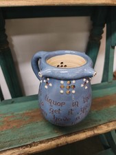 Puzzle Jug Blue Antique 3