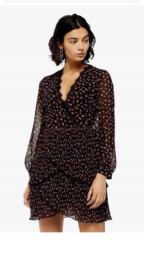 Smock dress long sheer - dress, sleeved