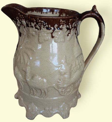 English moulded jug - , with