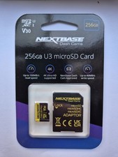 NEXTBASE Dash Cams 256GB U3 MicroSD Card,100MB/s Read Speed 4KUltra HD Supported