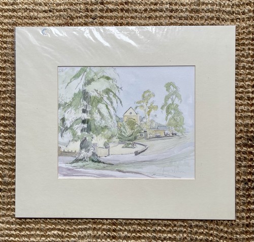 Vintage watercolour painting - vintage,