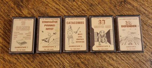 Sinclair zx81 games inc 3d - sinclair,