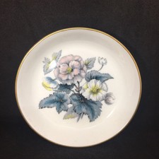 Vintage Royal Worcester Floral Round Trinket Dish Jewellery Gift Mothers Day