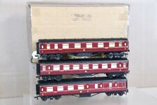 HAMBLINGS MERCO 3 RAIL RAKE of 3 LMS MAROON COACH Compatible with HORNBY DUBLO