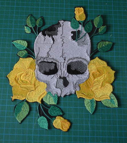 Skull biker back - skull,
