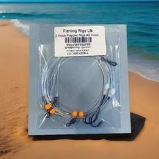 40 X 2 Hook Flapper Rigs Sea Fishing Bulk Pack Size 2 Bait holder Hooks Quality