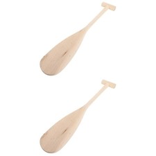  Set of 2 Child Canoe Paddle for Kids Wooden Oar Unfinished Boat Oars
