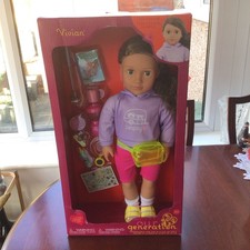 Our Generation Doll Vivian With Camping Set