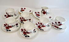 ROYAL GRAFTON RED ROSE TEA SET