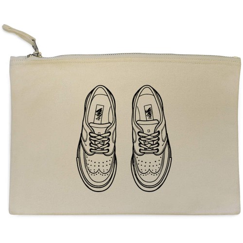 Pair shoes canvas zip - of, shoes'
