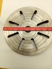 9" LATHE FACEPLATE WITH 1" Dia