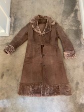 Morlands Coat Womens Medium Sheepskin Shearling Brown Warm