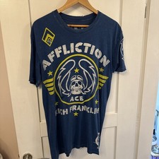 Affliction Rich Franklin T-Shirt Size Large