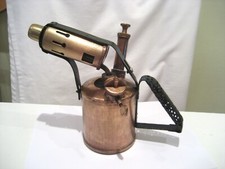 VINTAGE BRITISH 'MONITOR NO. 26' BRASS PARAFFIN BLOW LAMP FOR DISPLAY ONLY