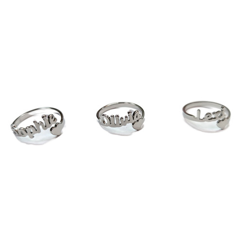 Personalised name ring - personalised,