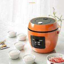 Mini Rice Slow Cooker 2L/350W Slow Stew Steam Non-Stick Rice Porridge Soup Cake
