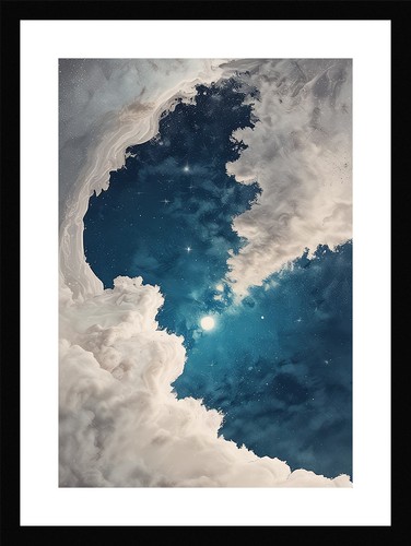 Nostalgic milky way framed - milky,