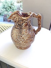 Govancroft Pottery Scotland Brown Jug Rare Design Excellent Condition