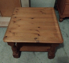 Solid Chunky Pine Coffee Table
