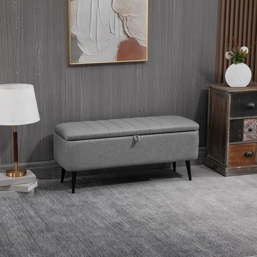 Homcom storage ottoman bench - homcom,