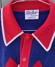 Duffer of St George Argyle Yardie Excellent Condition XL Vintage pit-to-pit 21"