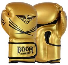 Boxing Gloves 10oz 12oz 14oz 16oz Leather MMA Martial Arts Training Sparring